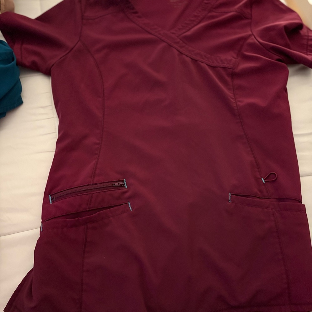 Burgundy Scrub set